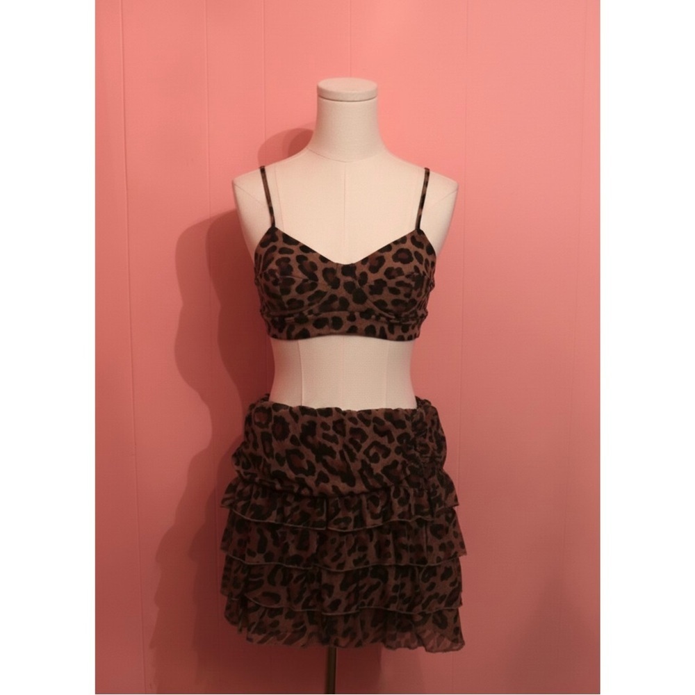 Leopard Print Skirt